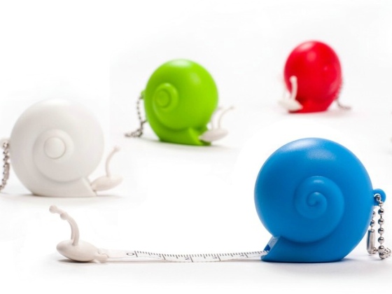 OTOTO Design蜗牛双面卷尺 厘米英寸双面测量转换/Snails