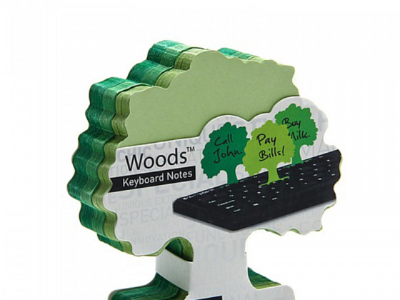 PELEG DESIGN 创意大树森林键盘便条贴便签本N次贴 Woods