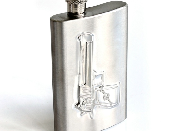 Suck UK 手枪造型酒壶/Shot Gun Hip Flask 创意小型便携酒壶