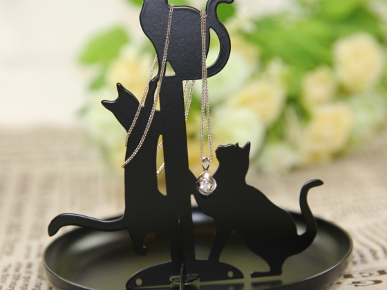Kikkerland 小猫首饰架/Cat Jewelry Stand