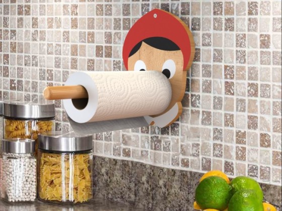 Artori Design Naughty Boy - Kitchen Paper Towel Holder